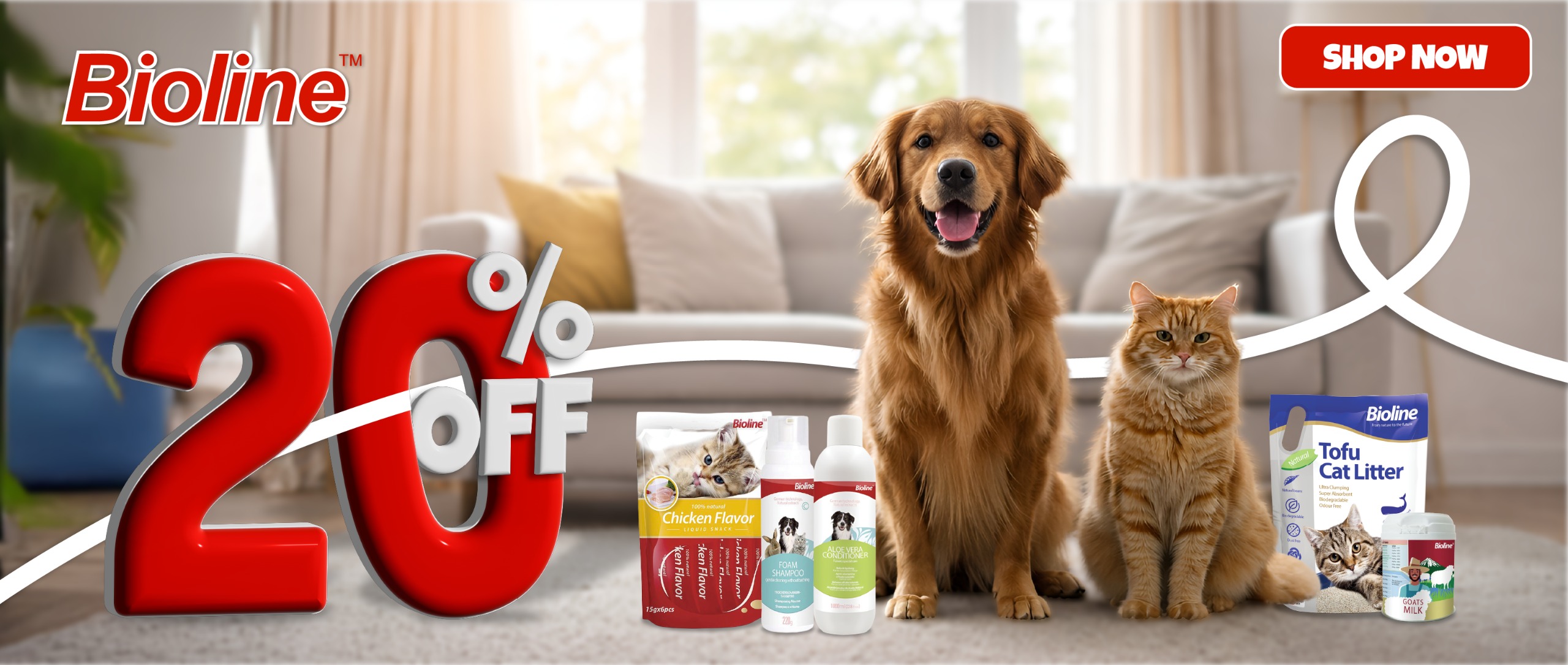 Bioline 20% banner offer