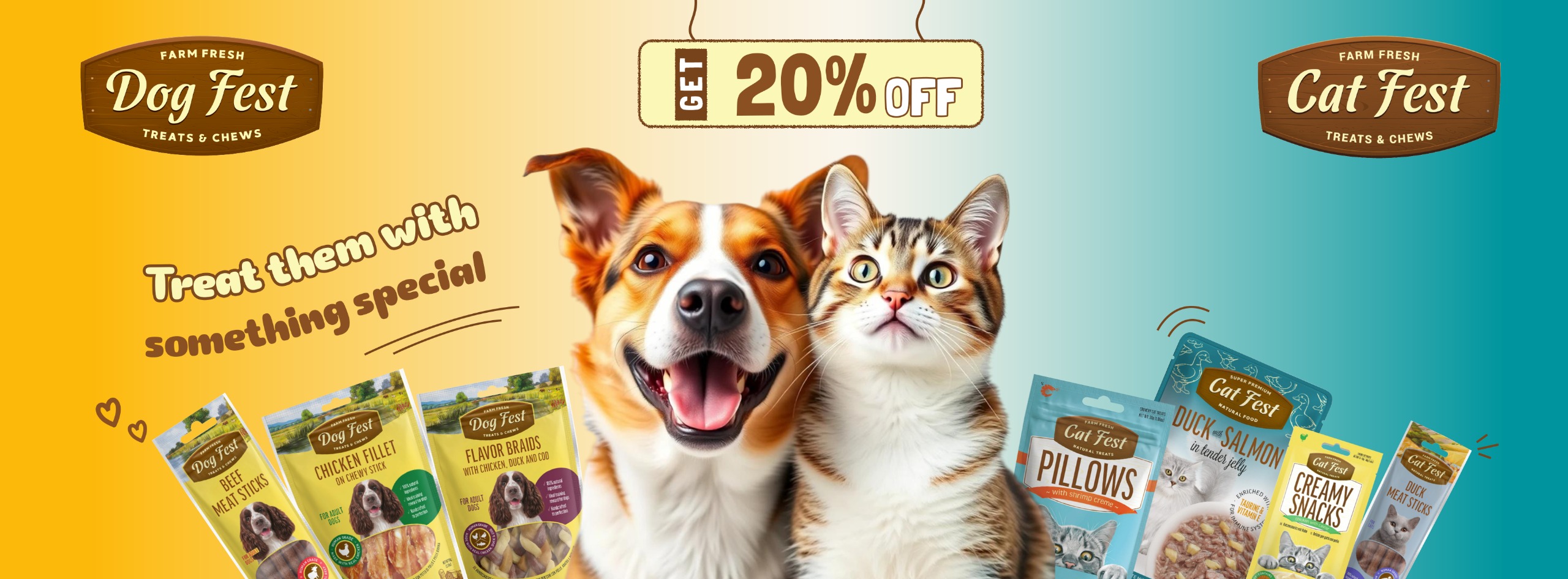 Dogfest & Catfest 20% offer