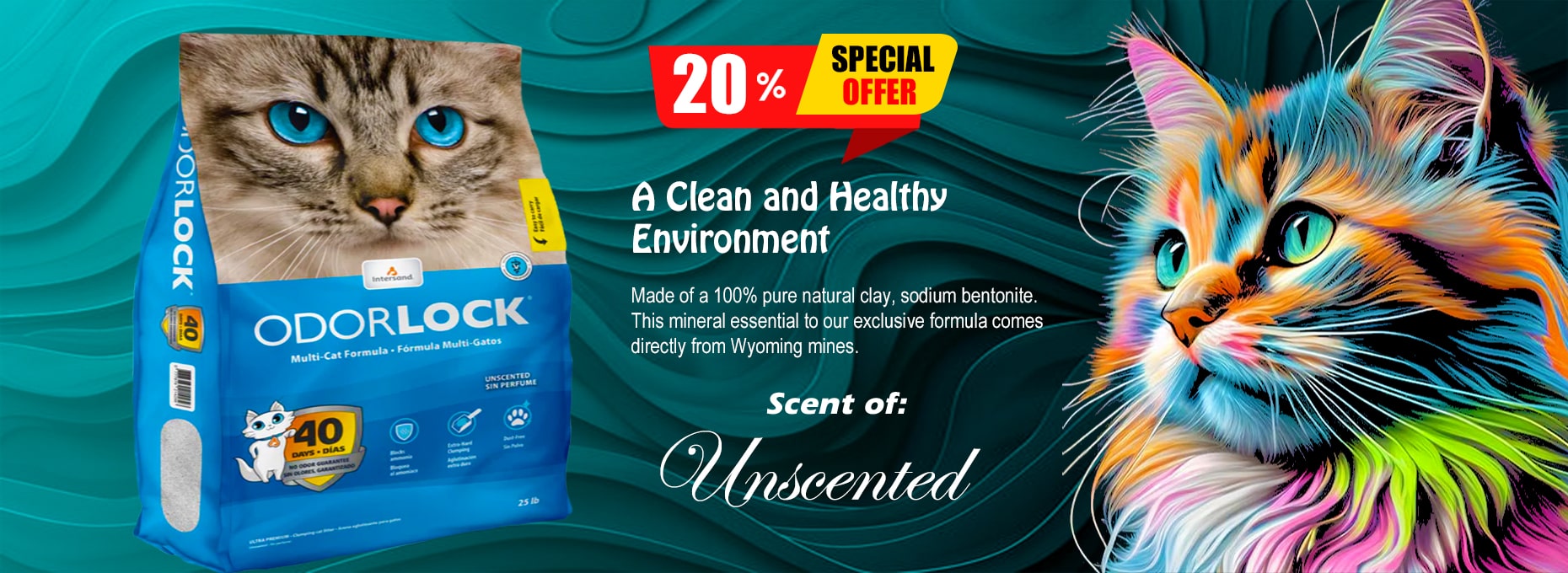 odourlock sand 20% off