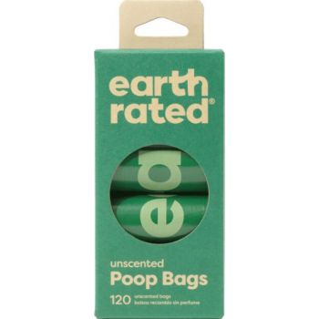  Earth Rated Dog Poop Bags – Refill Rolls Unscented 120 bags 