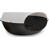 Kennel for Cats – Cuccia Luna Black/White  57 x 48 x 31 h