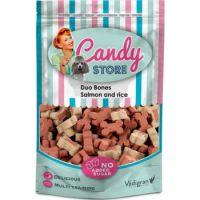 Vadigran Candy Duo Bones Salmon & Rice Mix Dog Treats  180g