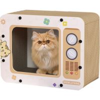 Saas Cat Scratching Board TV House 45*29*35CM