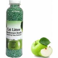 SAAS CAT LITTER DEODORIZING BEADS 250ML (Green Apple)