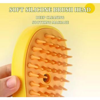  Saas 3in one steamy Cat Brush Yellow 