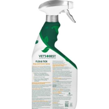  Vet’s Best Flea and Tick Home Treatment Spray 32 oz 