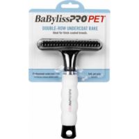 BaByliss PRO PET Double-Row Undercoat Dog Rake