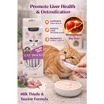  Emily Pets Liquid Snack Tuna & Milk Thistle 6x15g 