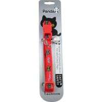 Golden Panda Printed Cat Collar 10mm X 20-30cm Red
