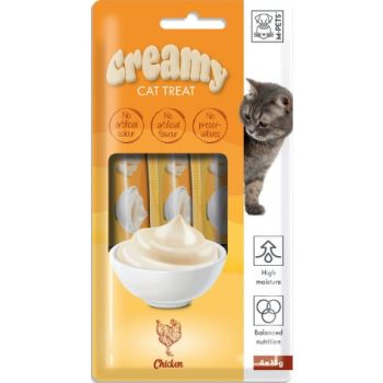  M-PETS Creamy Treats for Cats – Chicken 4x15g (60g) 