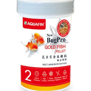  KW Zone Aquafin BugPro Gold Fish Pellet 250ml 