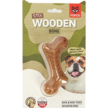  FOFOS Woodplay Bone Dog Toys 