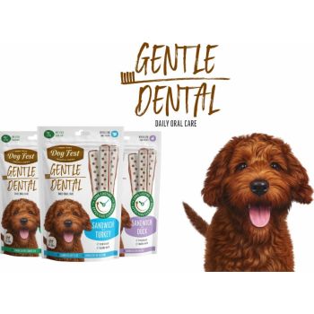  Dog Fest Dental Treats For Adult Dogs -Sandwich -Duck 90g 