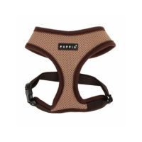 PUPPIA SOFT HARNESS BEIGE S  Neck 9" Chest 12-19"