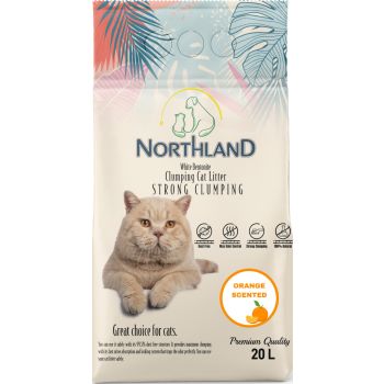  Northland Bentonite Clumping Cat Litter - Orange [Volume - 20L] 