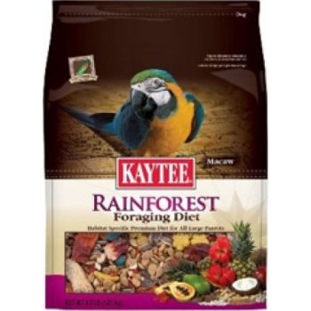  Kaytee Foraging Rainforest Macaw Parrt 4Lb (1.18kgs) 