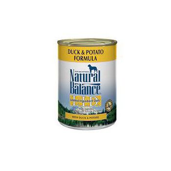 Natural Balance LID Duck & Potato Canned Dog Food, 13oz X 12 pcs 