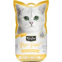 KIT CAT Puree Chicken & Fiber(Hairball) 4x15g