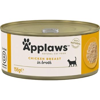  Applaws Chicken Breast in Broth Wet Cat Food Tin 70g 