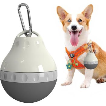  Pet Hydration Bell Bottle Travel Waterer Grey Small 