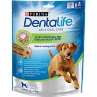 Purina DentaLife Daily Oral Care Chew Treats for Large Dogs x4 sticks 25-40kg