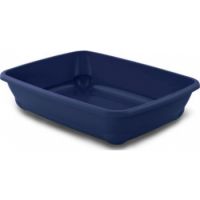 Cat Litter Tray BIRBA 38x31x9h MINI Dark Blue Color