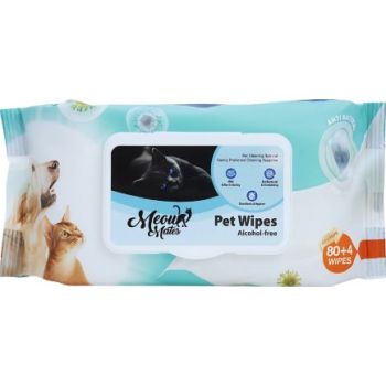  Meow Mates Pet Wipes (80+4pcs) - Unscented 