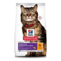 Hills Science Plan Sensitive Stomach & Skin Adult Cat Food With Chicken (1.5kg)