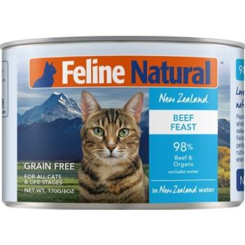  Feline Natural Beef Can 170g 