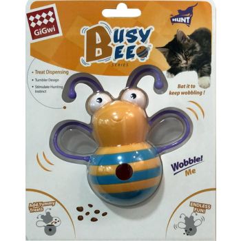  Gigwi Busy Bee Treat Dispenser Infused Catnip Oil 