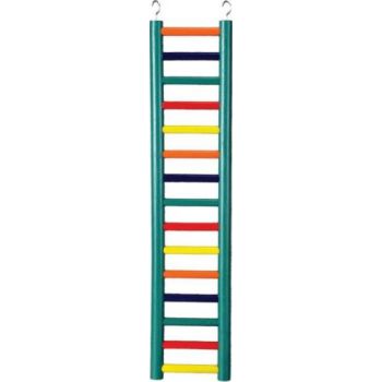  Prevue 15-Rung Multi-Color Wood Ladder for Bird 