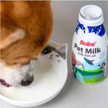  Bioline Pet Milk with Fish Oil for Cats & Dogs 220mlx6 