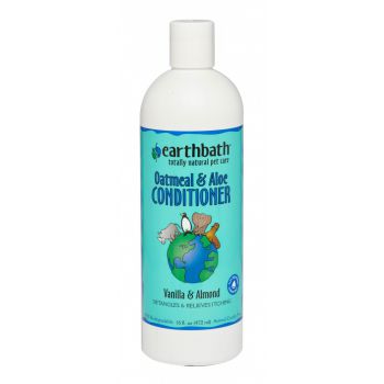  Earthbath® Oatmeal & Aloe Conditioner, Vanilla & Almond, Helps Relieve Itchy Dry Skin 16oz 