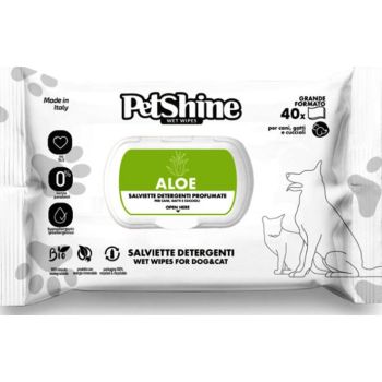  PetShine Wet Wipes - Aloe 30 x 20 cm 