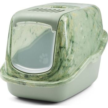  Savic Nestor Toilet Home Cat Litter Box Marble 