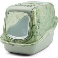 Savic Nestor Toilet Home Cat Litter Box Marble