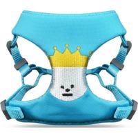 Panda  Cartoon Pattern Harness Lion XXS Blue