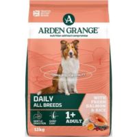 Arden Grange Daily All Breeds Adult Salmon & Rice Dry Dog Food 12kg