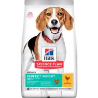 Hills Science Plan Perfect Weight Medium Adult Dog Food with Chicken (2kg)