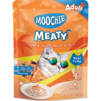  Moochies Cat Food Tuna with Salmon and Jelly 70g 