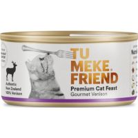 Tu Meke Friend Premium Cat FeastvWet Food  Gourmet Venison 85g