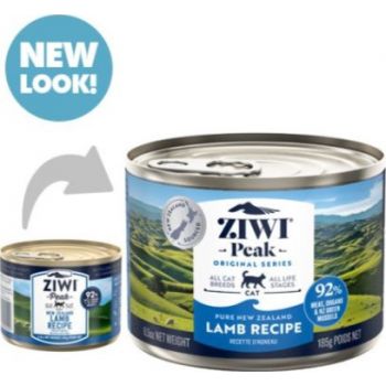  ZiwiPeak Lamb Recipe Canned Cat Food 185g 