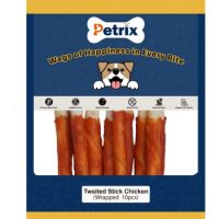 Petrix Twisted Sticks Chicken Wrapped - 10 Pcs