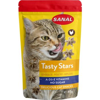  SANAL CAT Tasty Stars Poultry 40g 