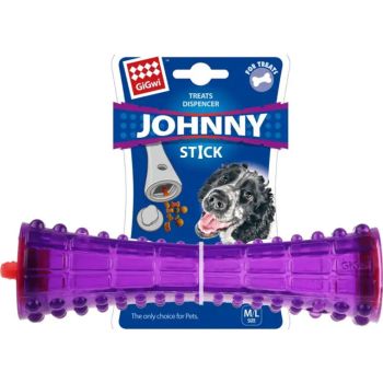  Treat Dispenser “Johnny Stick’ TPR Transparent Purple 