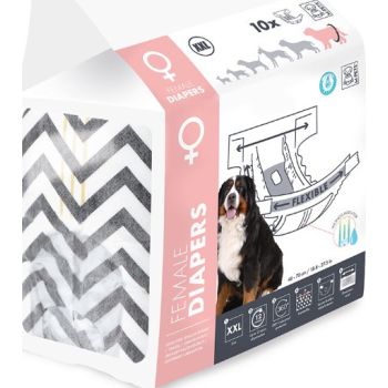  M-PETS Female Dog Diapers XXL 10 Pack 