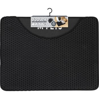  M-PETS Duplex Black Cat Litter Mat 60x45cm 