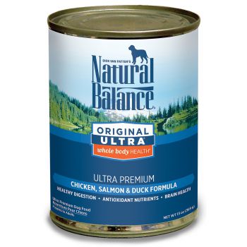  Natural Balance Chicken, Salmon & Duck Canned Dog Food, 13 oz 