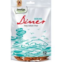 Dentalight 3" Ocean Diner Tasty Salmon Treat ×12pcs 108g