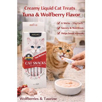  Emily Pets Liquid Snack Tuna & Wolfberry 6x15g 